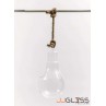 Bulb 39 cm. - Hanging vases light bulbs, Height 39 cm.